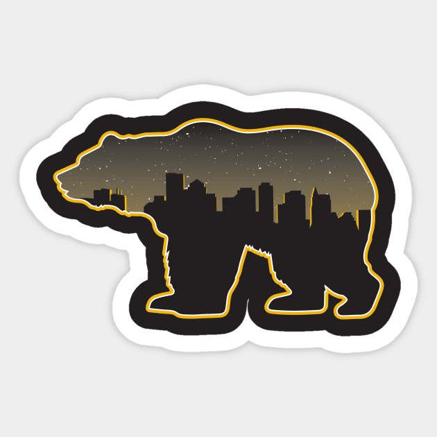 Boston B's Sticker by stayfrostybro